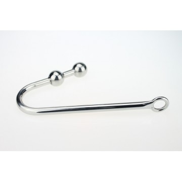 Stainless steel double ball anal hook Stainless steel double ball anal hook